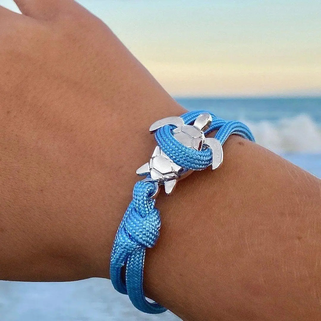 Pulseira de tartaruga feita à mão