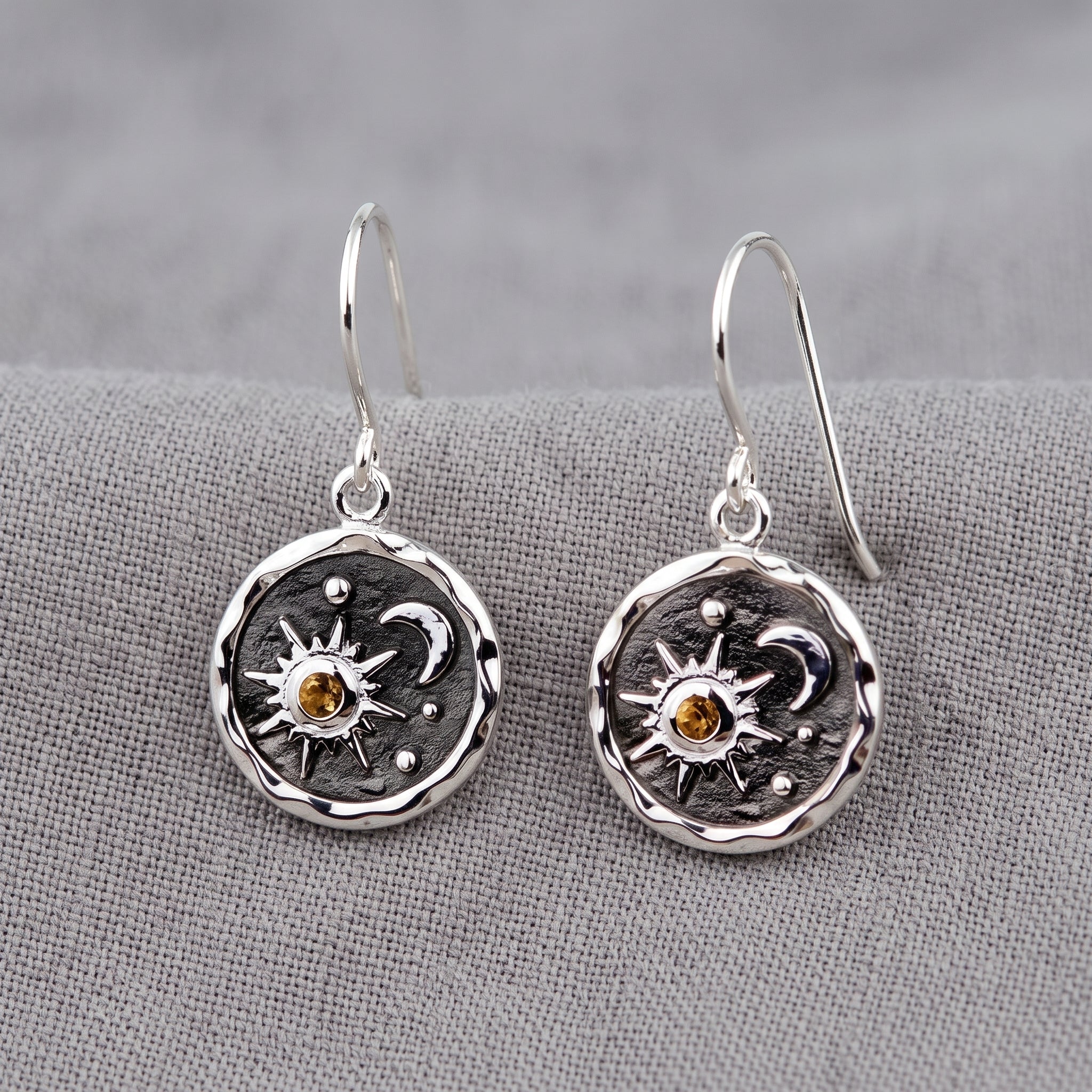 Brincos Boho Sol & Lua
