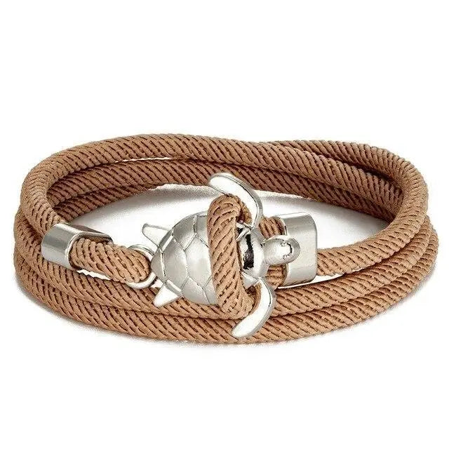Pulseira de tartaruga feita à mão