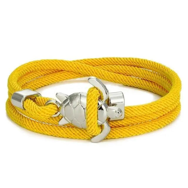 Pulseira de tartaruga feita à mão